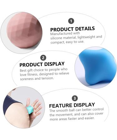Beavorty Roll - 4pcs Deep Tissue Massage Balls for Yoga Foot Relief & Menstrual Comfort | International Shipping Available - Buy Online on GoSupps.com