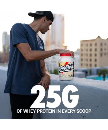 GHOST Whey Protein Powder Cereal Milk - 2lb | 25g Protein Blend for Fitness Nutrition | Post Workout Shakes Smoothies Baking | Soy & Gluten-Free - Buy Now - Buy Online on GoSupps.com