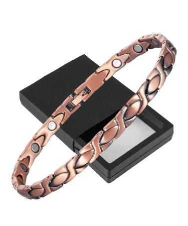 Magnetic therapy copper foot chain for women magnetic jewelry relieves arthritis and migraines magnetic jewelry indispensable jewelry for women magnetic foot chain for losing weight