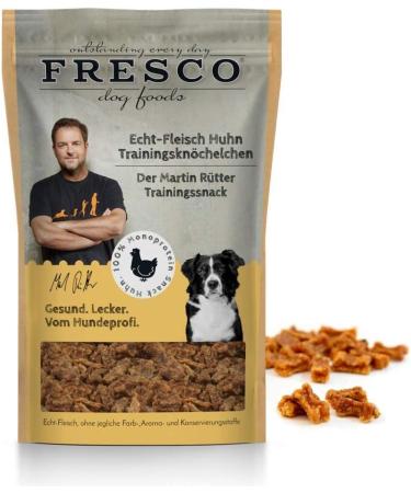 Fresco Martin R tter Training Ankle Chicken - 3 Pack (3 x 150g) | Natural Monoprotein Snack for Dogs | Delicious & Healthy Treats - Buy Online on GoSupps.com