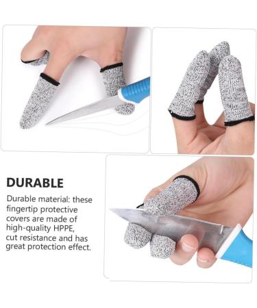 Buy 28 Pairs Cut Resistant Gloves | Reusable Finger Cots & Protectors for Carving | Durable Finger Sleeves for Maximum Safety - Buy Online on GoSupps.com