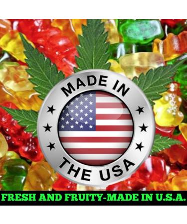 Premium Healthergize Hemp Gummies - Made in USA - Best Tasting Fresh & Fruity Gummy Bears for Muscles, Back, Knees & Joints - Natural Hemp Candy for Party - 90 Bears - Buy Online on GoSupps.com