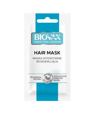 Biovax Keratin + Silk for dry fresh hair - Mask 20 ml