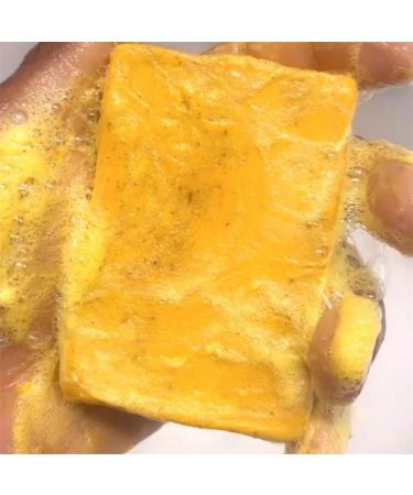 Lemon Turmeric Kojic Acid Soap Kojic Acid and Turmeric Soap Turmeric Kojic Acid Soap Jabon De Curcuma Turmeric Kojic Acid Cleansing Soap Bar for Face and Body For All Skin (2) - Buy Online on GoSupps.com