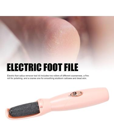 Powerful Electric Foot Callus Remover 360 Rotating Dead Skin Removal Pedicure Tool with 2 Roller Heads for Smoother Feet Ergonomic Design for Home Pedicures (2) - Buy Online on GoSupps.com