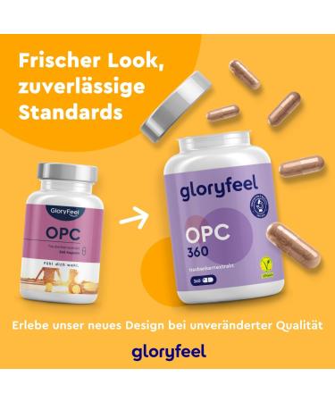 OPC Grape Seed Extract 360 Capsules | 1052mg + Vitamin C | 6-Month Supply | Vegan | Lab Tested | Original French Grapes - Buy Now in Germany - Buy Online on GoSupps.com