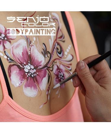 Senjo Color Basic 75ml Yellow Body Painting Colors | Face & Body Paint for Carnival & Mardi Gras | Ideal for Brush & Airbrush - Buy Online on GoSupps.com