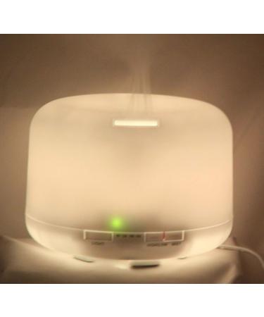 All White LED 7 Color Auto Change Essential Oil Aromatherapy Diffuser-500ml