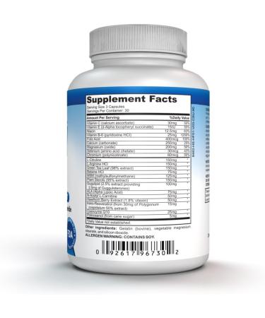 NutraPro Healthy Heart Supplements Artery Cleanse & Protect Supports Healthy Cholesterol and Triglyceride GMP Certified 90 Capsules - Buy Online on GoSupps.com