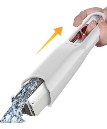 ASTRL Mini Mop | Mini Portable Short Mop Self-Squeeze Glass Wiper | Hand Wash-Free Strong Absorbent Lazy Cleaning System for Desktops Windowpanes Tablewares White Suit*2 - Buy Online on GoSupps.com