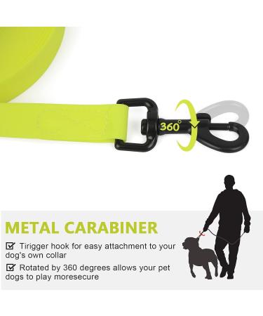Track Line 15m Waterproof Dog Leash - Soft Grip Handle Storage Bag Ideal for Large Dogs - 3m/5m/10m/15m Options Available - Buy Online on GoSupps.com