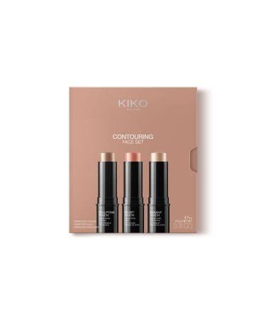 KIKO Milano Contouring Face Set 01 face make-up set with 3 sticks: blush highlighter and contouring - Buy Online on GoSupps.com