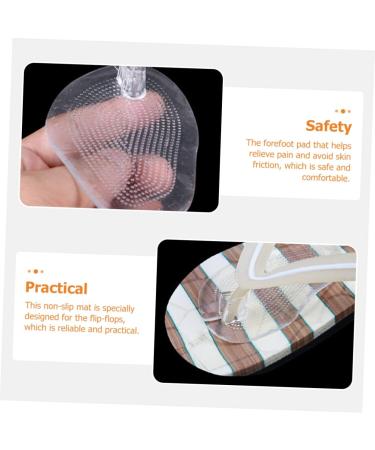 Shop Minkissy 9 Pairs Gel Pad Sandals - Anti-Slip Foot Cushion Transparent Grip Insoles for Ultimate Comfort - Buy Online on GoSupps.com