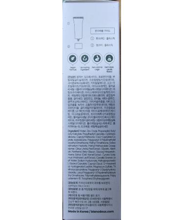 Lab Mineral 100% Zinc SPF 50 Sunscreen | Hydrating Reef Friendly Korean Beauty | Protect Face & Body - Green Flavonoid 2.0 by Blanc Doux - Buy Online on GoSupps.com