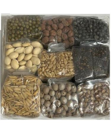 Madras Iyer's Navadaniyam Set | Nine Sacred Grains | Uses for Hindu Poojas and Rituals | High Organic Nutrition | Traditional Indian Ingredients | Approx 440Grams (Pack of 1) - Buy Online on GoSupps.com