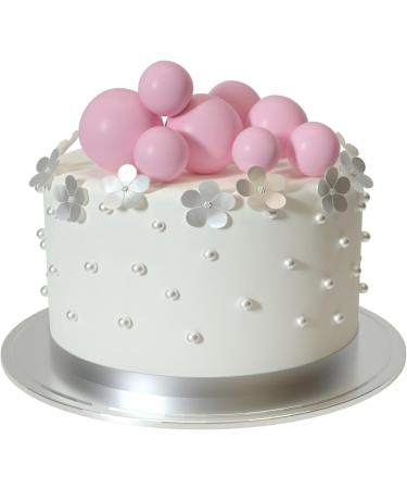 Astar n 20 pcs Light Pink Tortendeko Balls Cake Topper - Mini Balloons & Rabbit for Wedding Baby & Birthday Parties - Buy Online on GoSupps.com