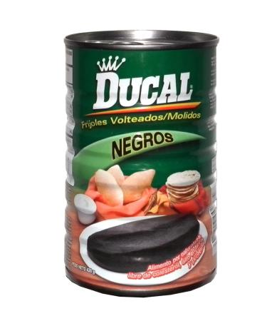 Ducal Refried Black Beans 15 oz - Frijoles Negros Refritos Pack of 3