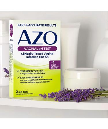 AZO Vaginal pH Test Kit - Fast & Accurate Results from #1 Trusted Brand - Buy Online on GoSupps.com