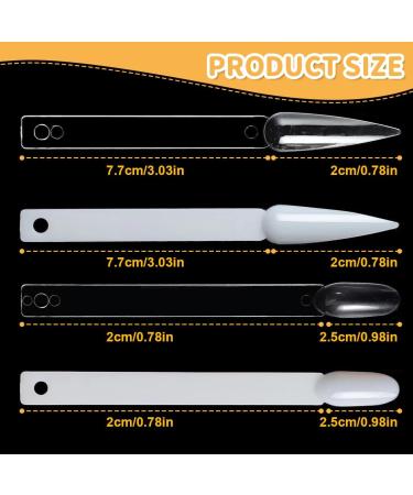EIHI 200pcs Nail Art Tips Ring - Transparent Nail Display for Salon Exercises & Nail Tips - Buy Online on GoSupps.com