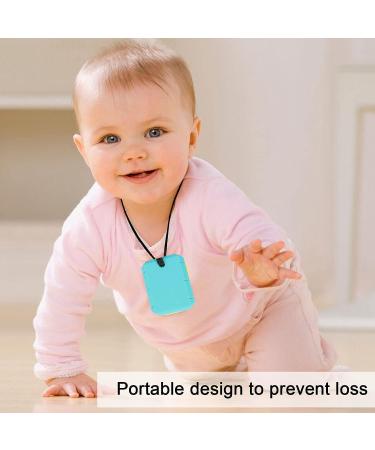 Sensory Chew Necklace Set - 4 Soft Food Grade Silicone Pendants for Kids and Adults - Buy Online on GoSupps.com