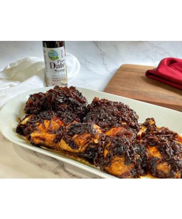 Heaven & Earth 100% Pure Organic Date Syrup Silan 12oz (6 Pack) | Low Glycemic Index | Natural Honey Alternative | Sugar Replacement | Kosher | Passover - Buy Online on GoSupps.com