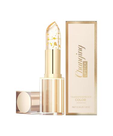 G n rique Chameleon Lipstick Shiny Gold Leaf Tint Plumping Lipstick | Volumizing Moisturizing Balm for Women Girlfriend Lady Grandma | Non-Greasy Moisturizing Softening Winter Care