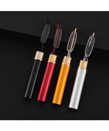 BILIZA Fashion Reading Glasses - Portable 1.0X Blue Light Blocking Eyewear for Men & Women with Pen Clip - Red - Buy Online on GoSupps.com