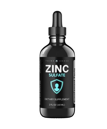 Zinc Mineral Supplement - Non GMO - Vegan - High Potency - Liquid Drops - Natural - Immune Support (2 Fl Oz (Pack of 1))
