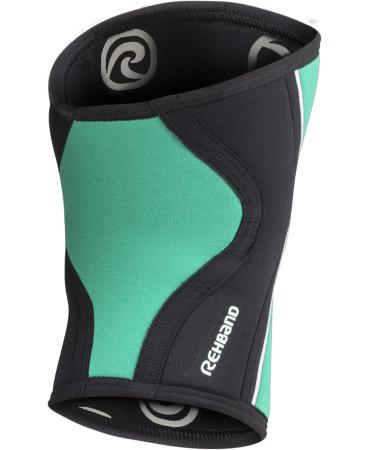 Rehband Kniebandage f r CrossFit & Heavy Training - Unisex Knieschoner aus 5 mm Neopren in Smaragdgr n - Ideal f r Sport & Fitness - 1 Paar - Buy Online on GoSupps.com