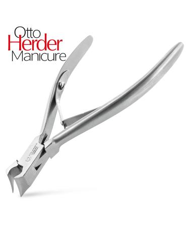 Otto Herder Manicure Nail Clippers 11.5 cm - Stainless Steel Nail Cutter for Ingrown Toenails & Fingernails | International Shipping - Buy Online on GoSupps.com