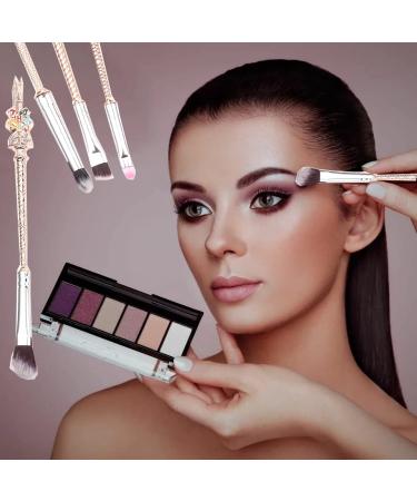 Potter Makeup Brushes Set - 5pc Magic Brushes for Foundation, Eye Shadow, Eyeliner, Blending, Lip Brush - Beauty Tools - Buy Online on GoSupps.com