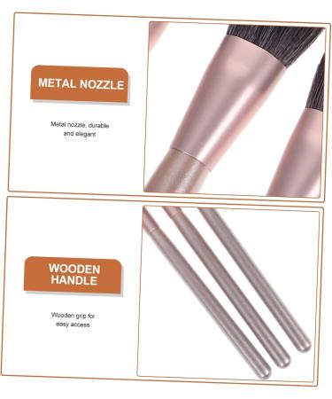 FRCOLOR 3 Sets Makeup Brush Set Makeup Brush for Girls Blending Brush for Makeup Applicator Women Makeup Brush Professional Cosmetics Brush Blush Brush Travel Make up Wooden Cangzhou Miss - Buy Online on GoSupps.com
