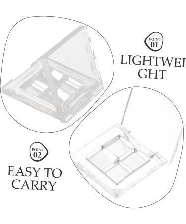 Healeved Highlighter 2 Sets eyeshadow eye shadow empty tray storage cases cosmetic Acrylic Packaging material - Buy Online on GoSupps.com
