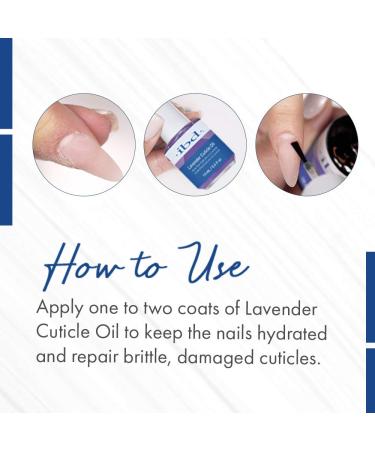 IBD Lavender Cuticle Oil 0.5 oz - Nourish and Hydrate Your Cuticles - Buy Online on GoSupps.com