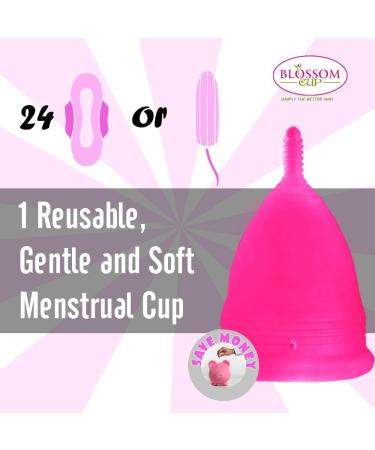Blossom Menstrual Cup | Eco-Friendly Reusable Silicone Period Cup | Say Goodbye to Tampons - Shop Now - Buy Online on GoSupps.com