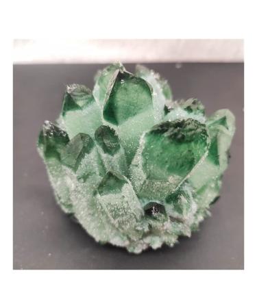 1pcs 300-900g Newly Natural Green Ghost Quartz Crystal Cluster Crystals raw Gemstone Specimen for Home&Office Decoration Full of Texture (Size : 700-800g)