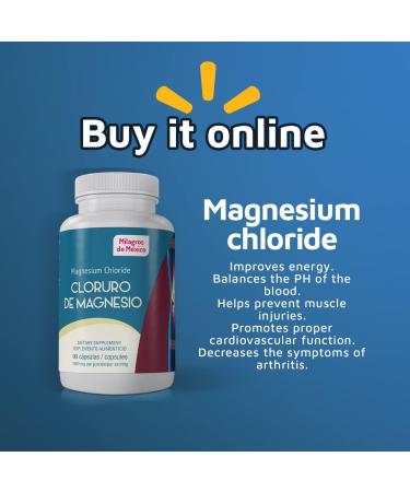 Pure Magnesium Chloride Capsules for Optimal Health - Buy Now - Buy Online on GoSupps.com