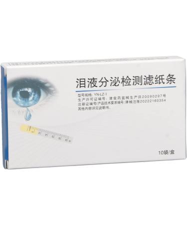 10Pcs Schirmer Test Schirmer Tear Test Tear Secretion Test Strips For Tear Strips Graduated Schirmer For Diabetes Blood Test Strips Strip Professional Portable Secretion Disorders - Buy Online on GoSupps.com