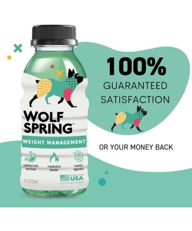 Natural Weight Loss & Joint Support Dog Vitamin Supplement - Wolf Spring 10 oz 12 Pack - Buy Online on GoSupps.com