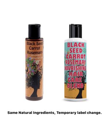 SweetSunnah Natural Black Seed & Carrot Rosemary Hair Growth Oil - 5 fl oz (150 ml) | Boost Hair Growth & Nourish Scalp - International Shipping Available - Buy Online on GoSupps.com
