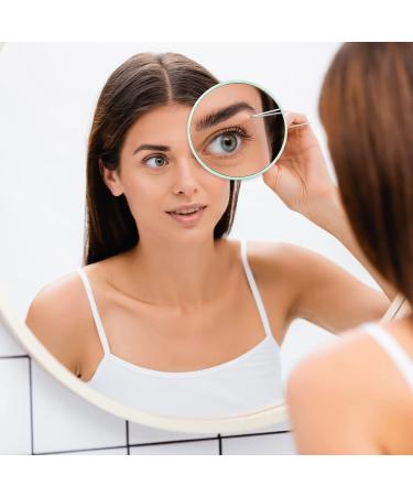 Funtopia 20X/10X Magnifying Mirror and Tweezers Kit - Compact Travel Mirror for Makeup, Eyebrow Tweezing, Blackhead & Blemish Removal - 3.5 Inch Green - Buy Online on GoSupps.com