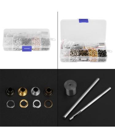 Metal Eyelet Grommet Set - 3mm x 420pcs for Shoes, Belts, Leather, and Crafts - Buy Online on GoSupps.com