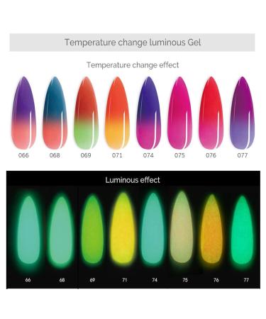 Monochrome Nail Extension Starter Set | Glow-in-the-Dark Gel & Rhinestone Glitter for Beginners - Nail Art Design #03 - Buy Online on GoSupps.com