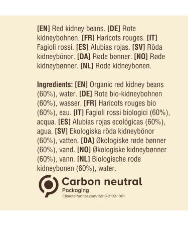 Buy Eat Wholesome Organic Red Kidney Beans - 400g (Pack of 12) | International Shipping Available - Buy Online on GoSupps.com