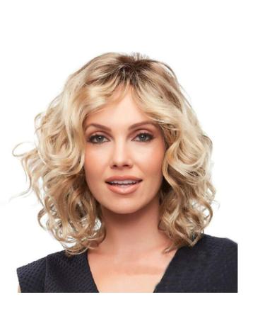 Synthetic Wig Wavy Wavy Wig Blonde Blonde Blonde Synthetic Hair Women Blonde 01