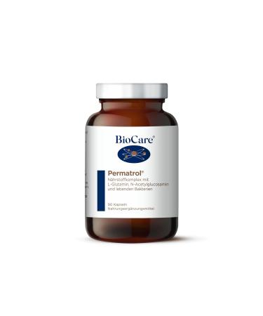 BioCare Permatrol | Nutrient complex with L-glutamine N-acetylglucosamine and live bacteria - 90 capsules dietary supplement