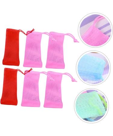 CANIGHT 6pcs Soap Soap Exfoliating Soap Scrubbing Net Mit Washing Pe - Buy Online on GoSupps.com