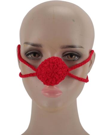 Hand-Knitted Red Nose Warmer for Cold Weather | Lightweight Skin-Friendly Unisex | Perfect for Skiing & Hiking - Buy Online on GoSupps.com