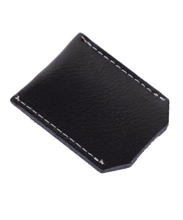 PopetPop Razor -Holster Travel Razor Cover Travel cover for razor safety razors for men razor etui barber razor covers travel vintage PU shaver bag As shown 6x4cm