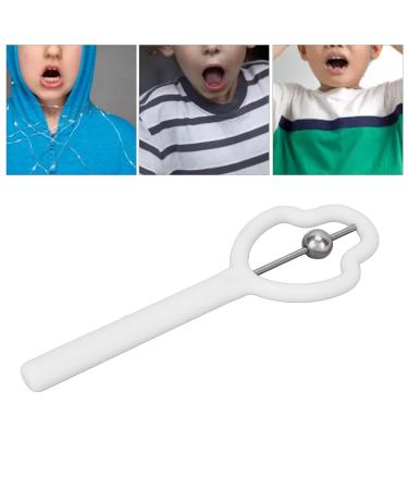 Tongue Tip Trainer - Muscle Strengthening Device for Men & Women | Boost Oral Health & Fitness (White) - Buy Online on GoSupps.com